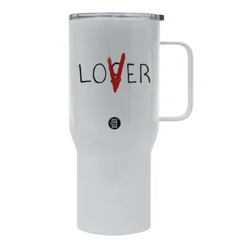 IT Lov(s)er, Mega Stainless steel Tumbler with lid, double wall 750L