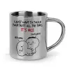 Mug Stainless steel double wall 300ml