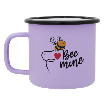 Bee mine!!!, Κούπα Μεταλλική εμαγιέ ΜΑΤ Light Pastel Purple 360ml