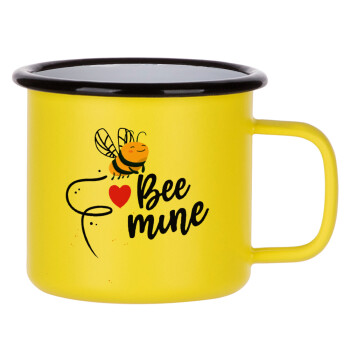 Bee mine!!!, Κούπα Μεταλλική εμαγιέ ΜΑΤ Κίτρινη 360ml