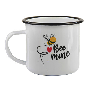 Bee mine!!!, Κούπα εμαγιέ με μαύρο χείλος 360ml