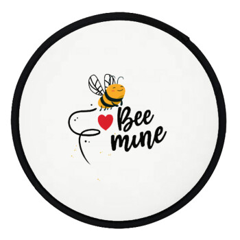 Bee mine!!!, Βεντάλια υφασμάτινη αναδιπλούμενη με θήκη (20cm)