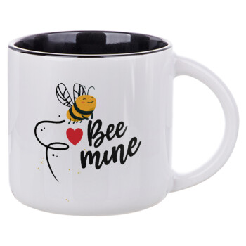 Bee mine!!!, Κούπα κεραμική 400ml Λευκή/Μαύρη