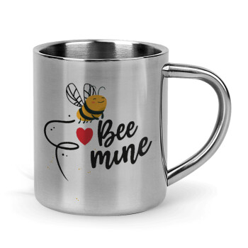 Bee mine!!!, Mug Stainless steel double wall 300ml