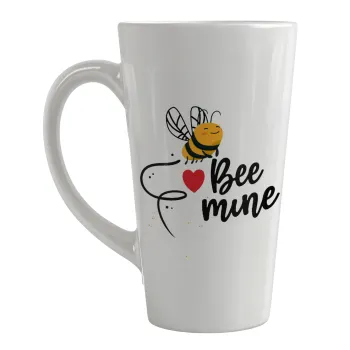 Bee mine!!!, Κούπα κωνική Latte Μεγάλη, κεραμική, 450ml