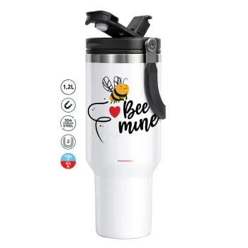 Bee mine!!!, Mega Stainless steel Tumbler with lid, double wall 1,2L