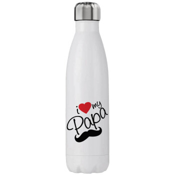 I Love my papa, Stainless steel, double-walled, 750ml