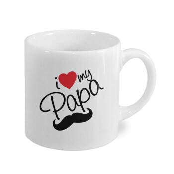 I Love my papa, Κουπάκι κεραμικό, για espresso 150ml
