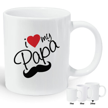 I Love my papa, Κούπα Giga, κεραμική, 590ml