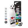 Soccer Metal mug thermos, double wall, 550ml