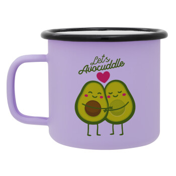Let's avocuddle, Κούπα Μεταλλική εμαγιέ ΜΑΤ Light Pastel Purple 360ml