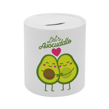 Let's avocuddle, Κουμπαράς πορσελάνης με τάπα