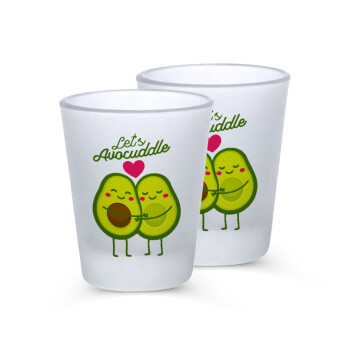 Let's avocuddle, Σφηνοπότηρα γυάλινα 45ml του πάγου (2 τεμάχια)