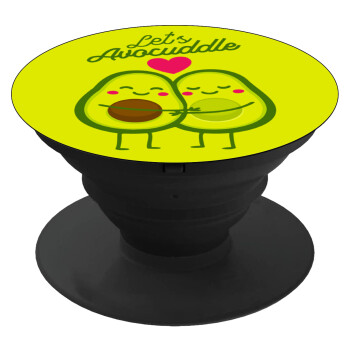 Let's avocuddle, Phone Holders Stand  Black Hand-held Mobile Phone Holder