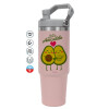 Pink color, 890ml (30oz) stainless Steel Tumbler with Handle