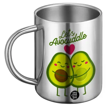 Let's avocuddle, Ανοξείδωτη Μεταλλική Κούπα 450ml - Διπλού Τοιχώματος
