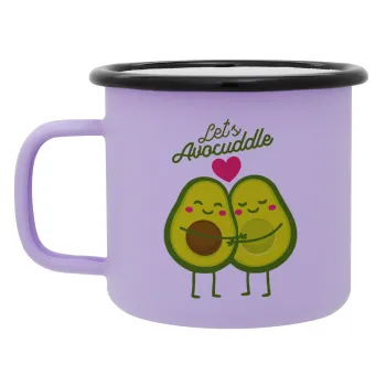 Let's avocuddle, Κούπα Μεταλλική εμαγιέ ΜΑΤ Light Pastel Purple 360ml