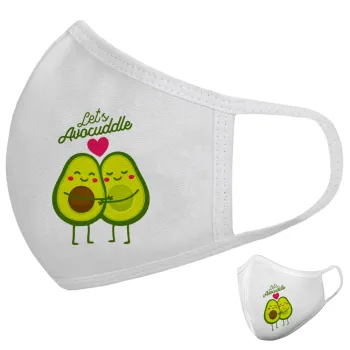Let's avocuddle, Μάσκα υφασμάτινη υψηλής άνεσης παιδική (Δώρο πλαστική θήκη)