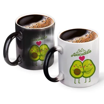 Let's avocuddle, Κούπα Μαγική, κεραμική, 330ml που αλλάζει χρώμα με το ζεστό ρόφημα