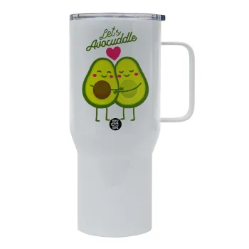 Let's avocuddle, Mega Stainless steel Tumbler with lid, double wall 750L