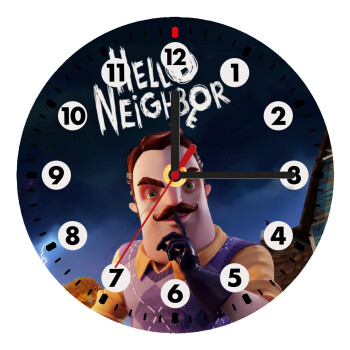  Hello Neighbor, Ρολόι τοίχου ξύλινο (20cm)