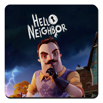  Hello Neighbor, Τετράγωνο μαγνητάκι ξύλινο 9x9cm
