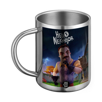  Hello Neighbor, Ανοξείδωτη Μεταλλική Κούπα 450ml - Διπλού Τοιχώματος
