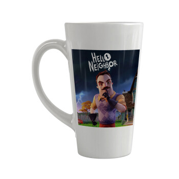  Hello Neighbor, Κούπα κωνική Latte Μεγάλη, κεραμική, 450ml
