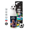 Soccer Metal mug thermos, double wall, 550ml