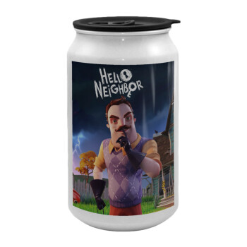  Hello Neighbor, Κούπα ταξιδιού μεταλλική με καπάκι (tin-can) 500ml