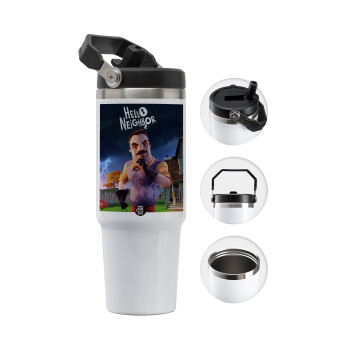  Hello Neighbor, Θερμός Ανοξείδωτο 30oz με χερούλι