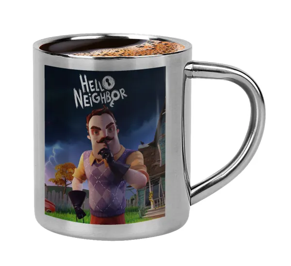 Hello Neighbor — Κουπάκι μεταλλικό διπλού τοιχώματος για espresso (220ml)