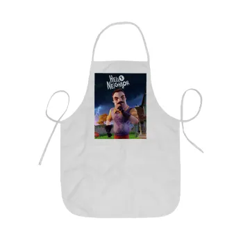  Hello Neighbor, Ποδιά Σεφ ολόσωμη κοντή  Παιδική (44x62cm)