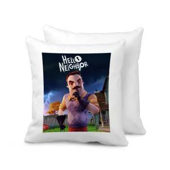  Hello Neighbor, Μαξιλάρι καναπέ 40x40cm περιέχεται το  γέμισμα