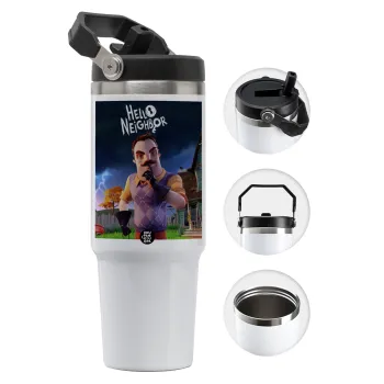  Hello Neighbor, Θερμός Ανοξείδωτο 30oz με χερούλι