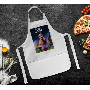  Hello Neighbor, Ποδιά Σεφ Ολόσωμη Παιδική (με ρυθμιστικά και 2 τσέπες)