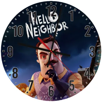  Hello Neighbor, Ρολόι τοίχου ξύλινο (30cm)
