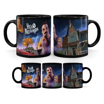  Hello Neighbor, Κούπα Μαύρη, κεραμική, 330ml