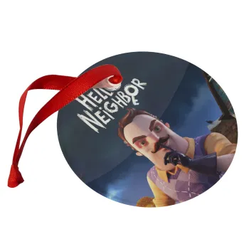  Hello Neighbor, Στολίδι Χριστουγεννιάτικο στολίδι γυάλινο 9cm