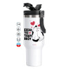 Mega Stainless steel Tumbler with lid, double wall 1,2L