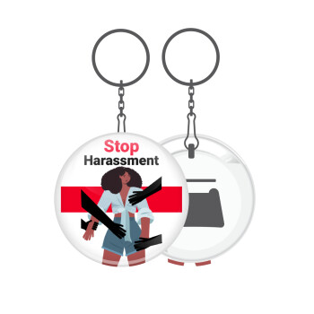STOP Harassment, Μπρελόκ μεταλλικό 5cm με ανοιχτήρι