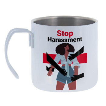 STOP Harassment, Κούπα Ανοξείδωτη διπλού τοιχώματος 400ml