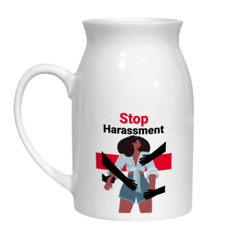 STOP Harassment, Κανάτα Γάλακτος, 450ml (1 τεμάχιο)