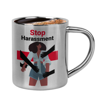 STOP Harassment, Κουπάκι μεταλλικό διπλού τοιχώματος για espresso (220ml)