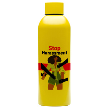 STOP Harassment, Μεταλλικό παγούρι νερού, 304 Stainless Steel 800ml