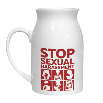 STOP sexual Harassment, Milk Jug (450ml) (1pcs)