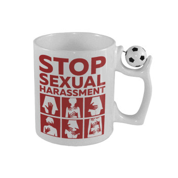 STOP sexual Harassment, Κούπα με μπάλα ποδασφαίρου , 330ml