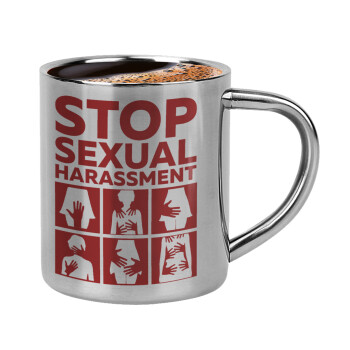 STOP sexual Harassment, Κουπάκι μεταλλικό διπλού τοιχώματος για espresso (220ml)
