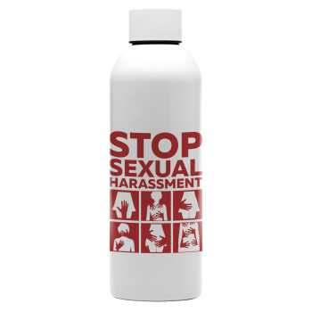 STOP sexual Harassment, Μεταλλικό παγούρι νερού, 304 Stainless Steel 800ml