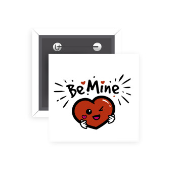 Be mine!, Κονκάρδα παραμάνα τετράγωνη 5x5cm